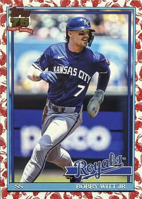 2026 Topps Series 1 #T91-3 75 Years of Baseball, 鯉パラレル