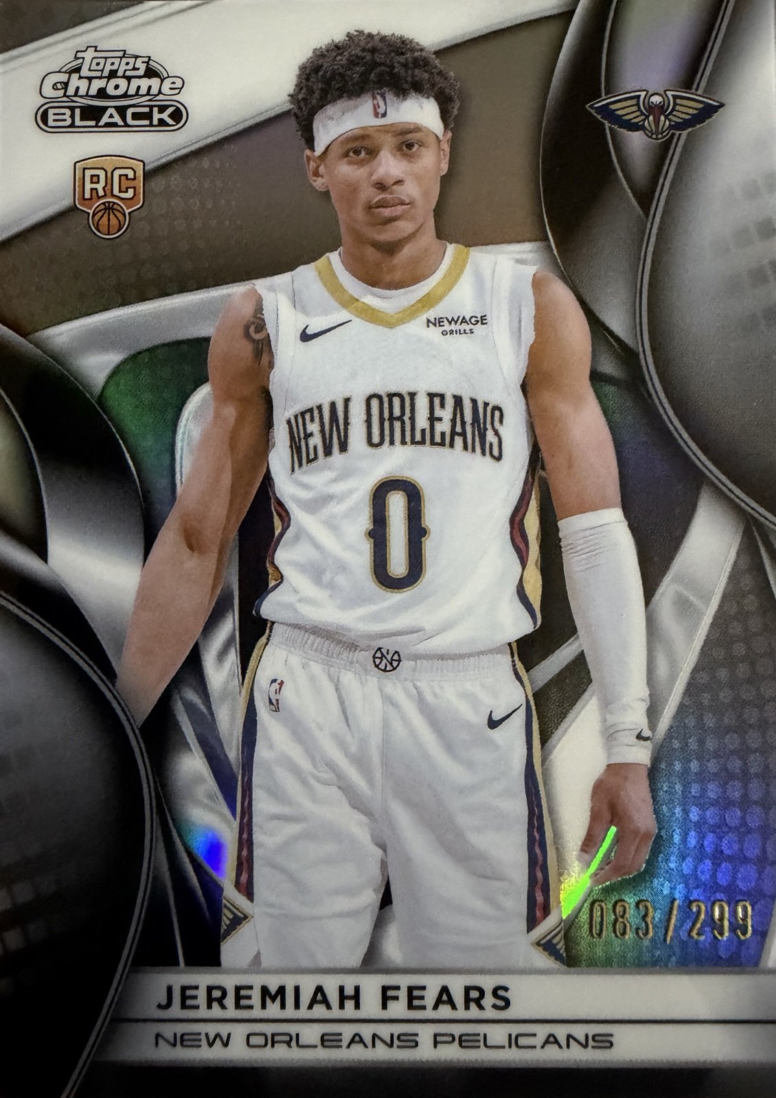 2025-26 Topps Chrome Black #72