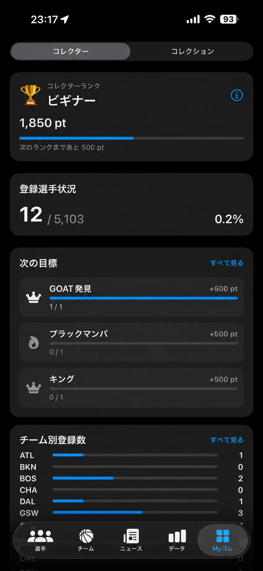 概要のアプリ画面